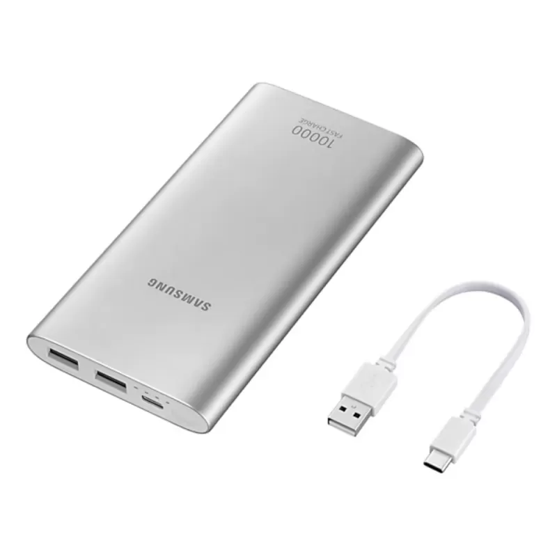 Cargador Portátil Samsung EB-P1100CSGCN 2 USB-A | USB-C 15W 10.000mAh
