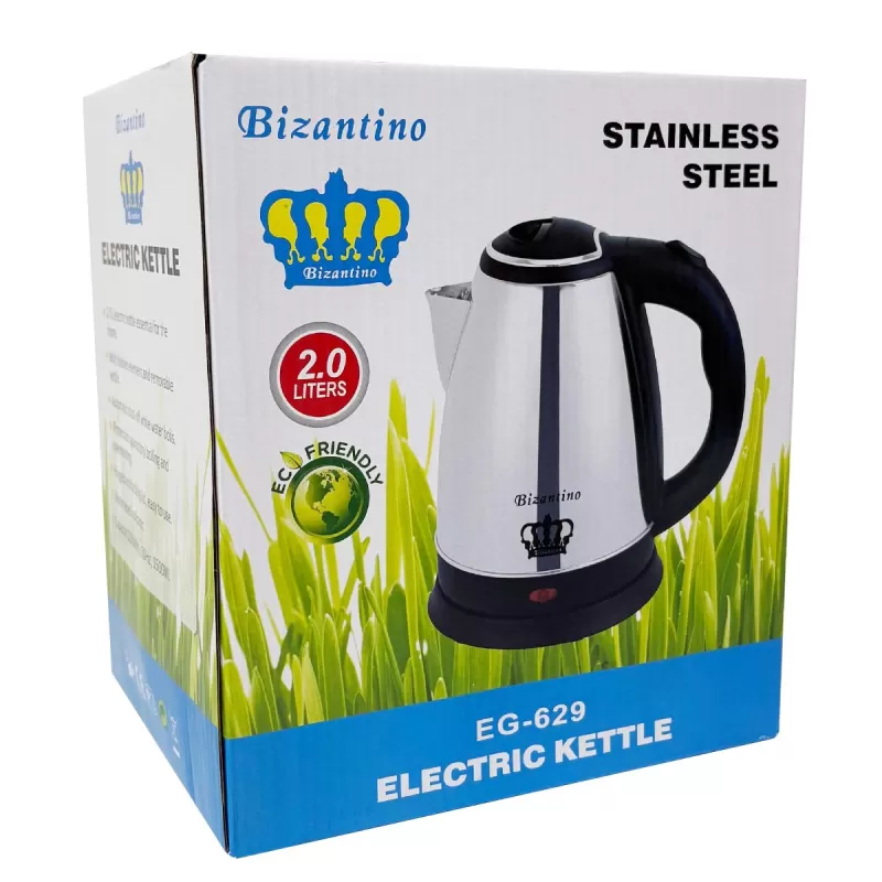 Hervidora Eléctrica Bizantino EG-629 1500W 2L 220V - Inox