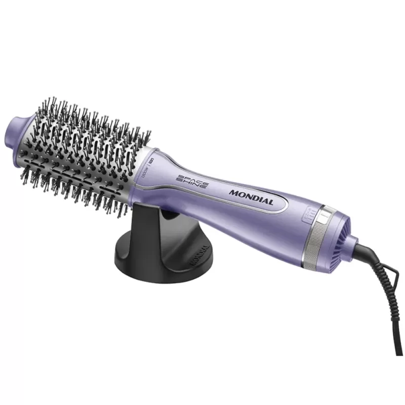 Cepillo Secador Mondial Space Shine ES-21S 1300W 2V - Lila