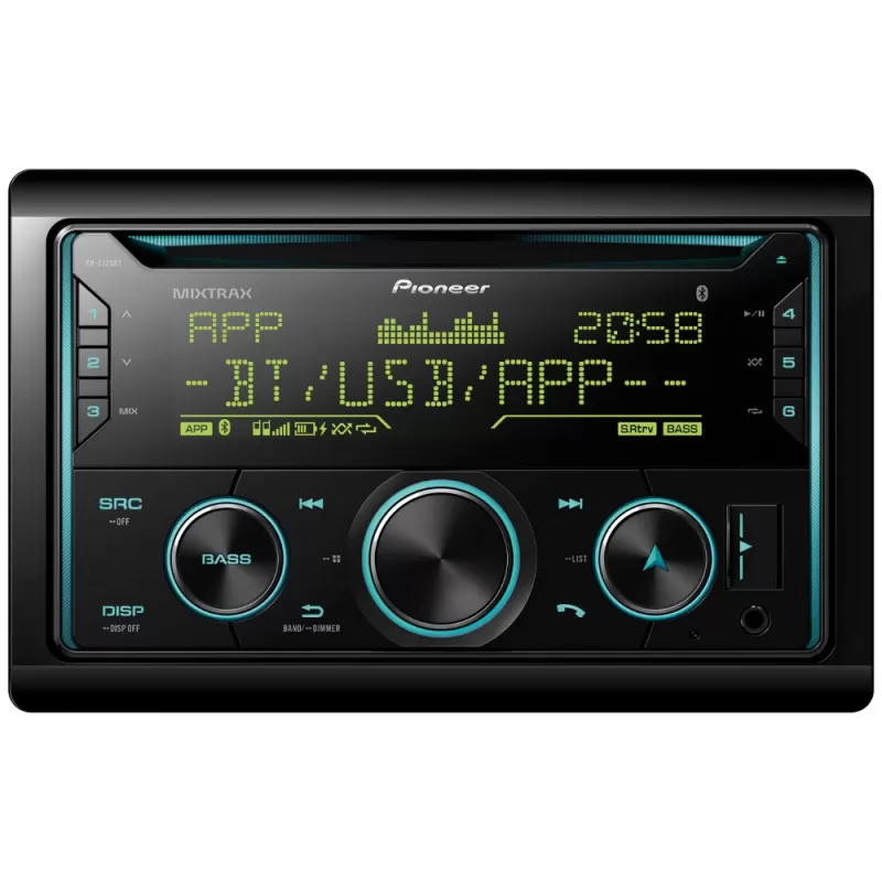 Toca CD Pioneer FH-S725BT Bluetooth/USB/MP3/Smart Sync Toca CD Pioneer FH-S725BT Bluetooth/USB/MP3/Smart Sync