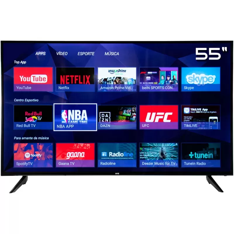 Smart TV LED HYE 55" HYE55ATUX 4K Ultra HD