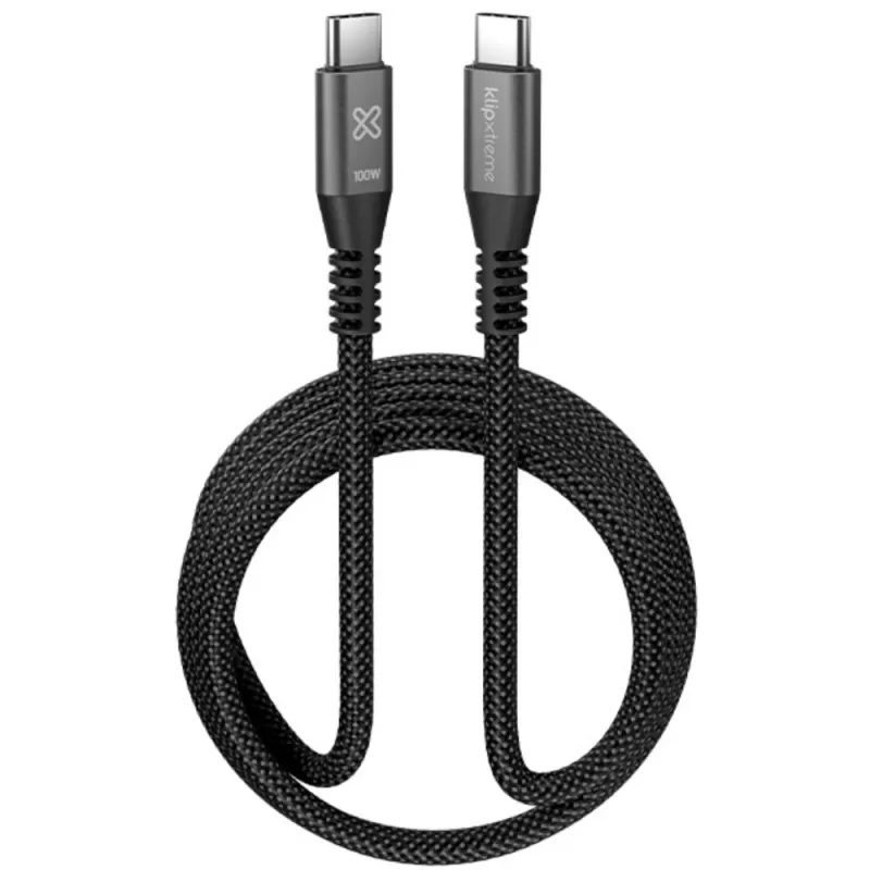 Cable USB-C klip Xtreme PowerGo 550 KAC-550-6FT 100W (1.8m) - Black