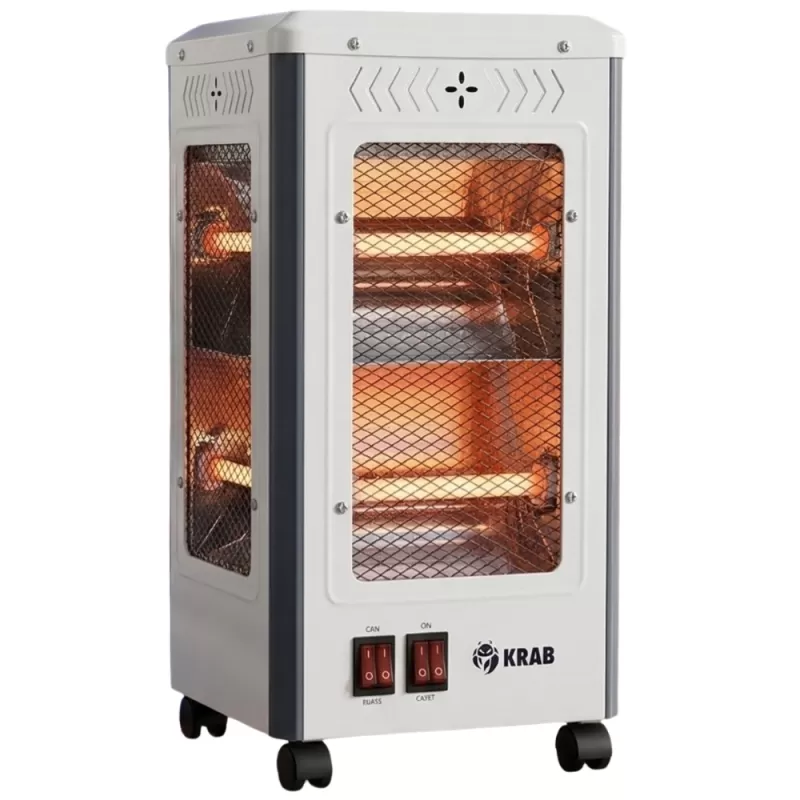 Estufa Eléctrica Krab Cuarzo KBEC2000 2000W 220V ...