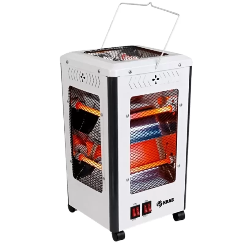 Estufa Eléctrica Krab Cuarzo KBEC2000 2000W 220V - White