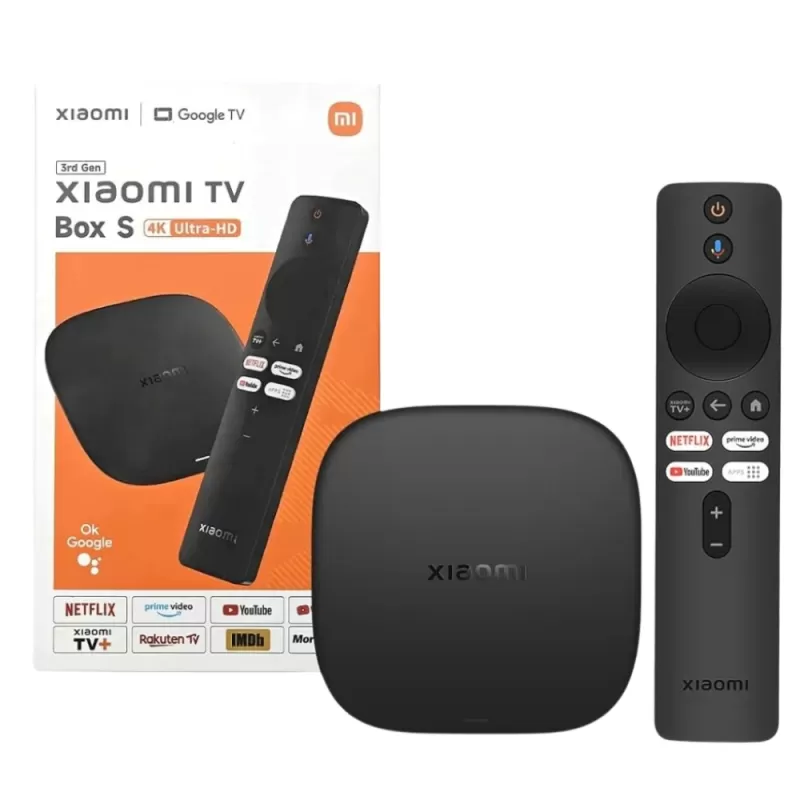Media Player Xiaomi TV Box S (3rd Gen) MDZ-32-AA 2/32GB 4K Ultra HD - Black