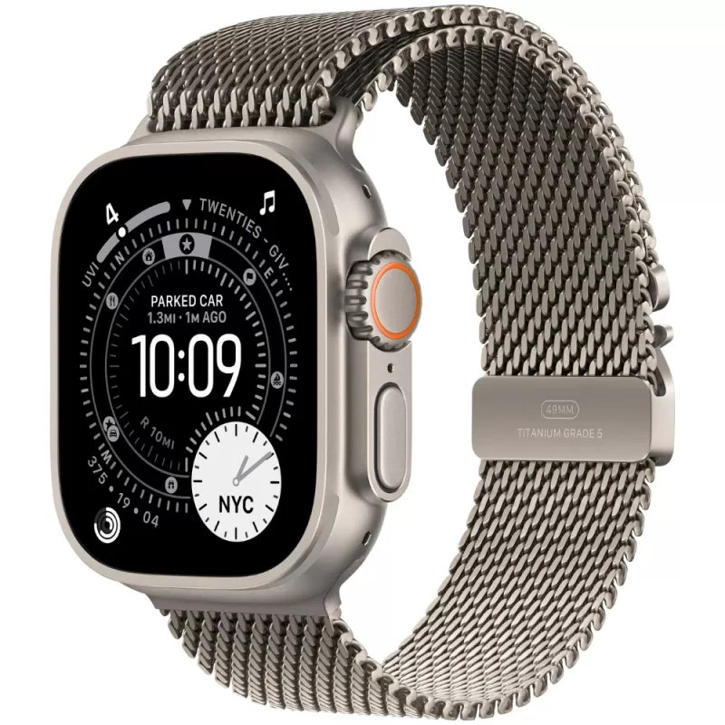 Apple Watch Ultra 3 MEWW4LW/A 49mm (GPS+Celular) - Natural Titanium Milansese Loop