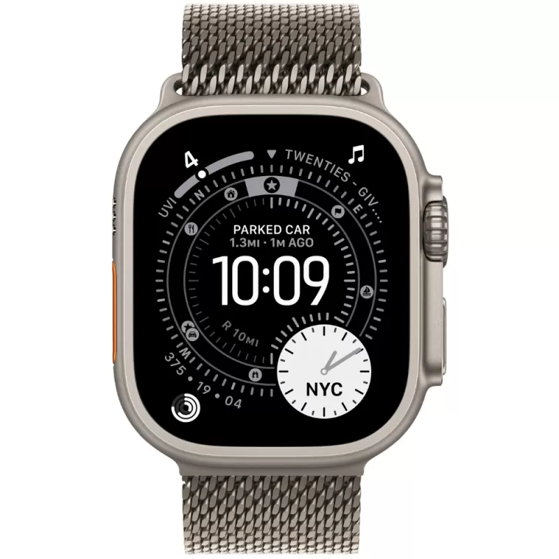 Apple Watch Ultra 3 MEWW4LW/A 49mm (GPS+Celular) - Natural Titanium Milansese Loop