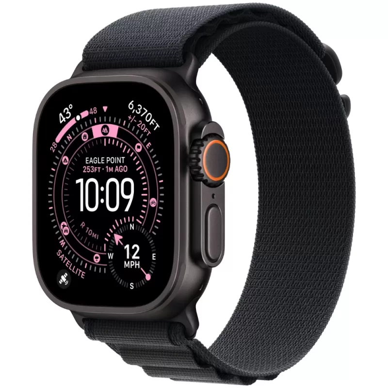 Apple Watch Ultra 3  MF0Q4LW/A 49mm (GPS+Cellular) - Black Titanium/Black Alpine Loop
