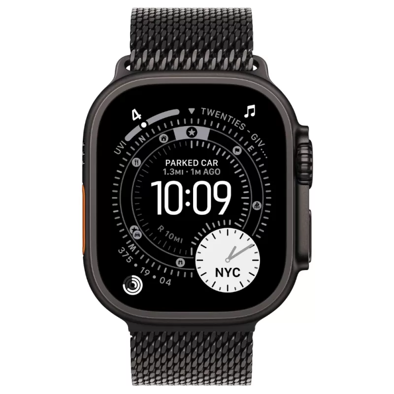 Apple Watch Ultra 3 MF1T4LW/A 49mm (GPS+Cellular) - Black Titanium Milanese Loop