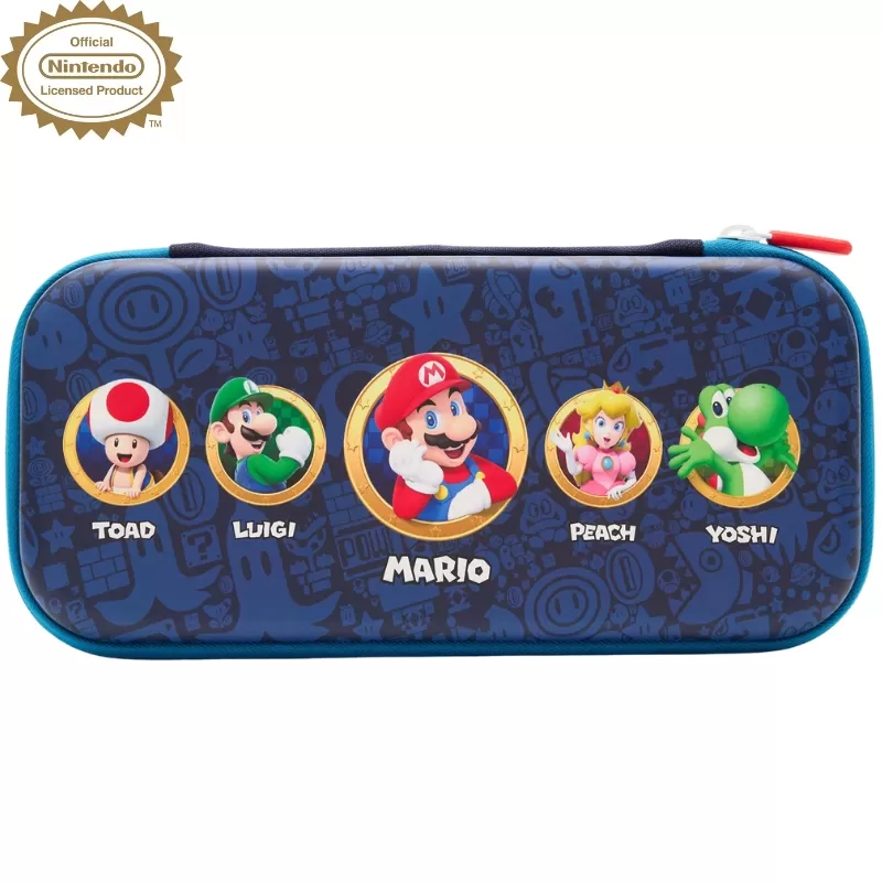 Estuche Protector Slim PowerA para Nintendo Switch - Mushroom Kingdom Heroes (PWA-A-13061)