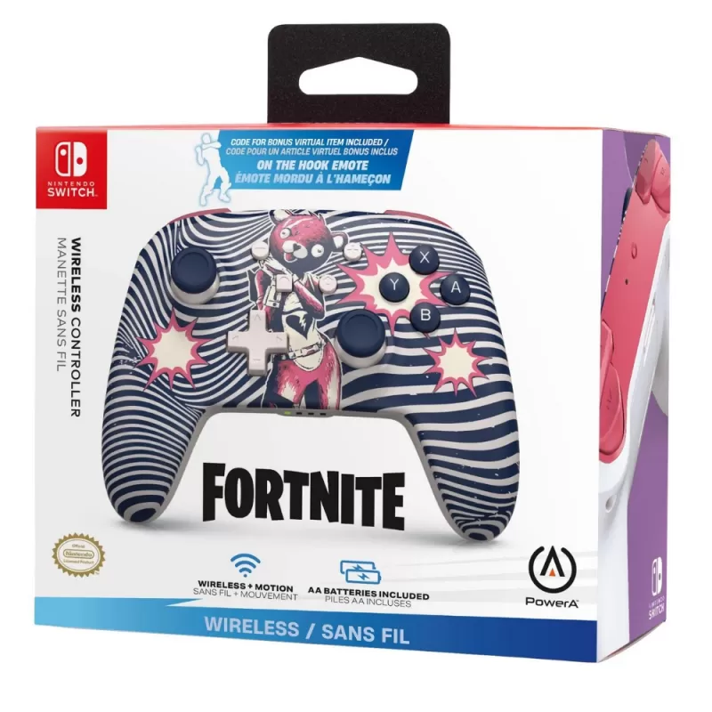 Control Wireless PowerA Nintendo Switch - Fortnite: Cuddle Team Leader (PWA-A-13261)