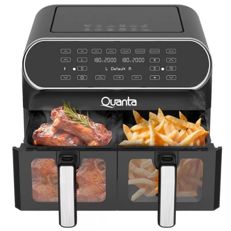 Freidora Eléctrica Quanta DueSupreme QTAFS80 8L 110V - Black