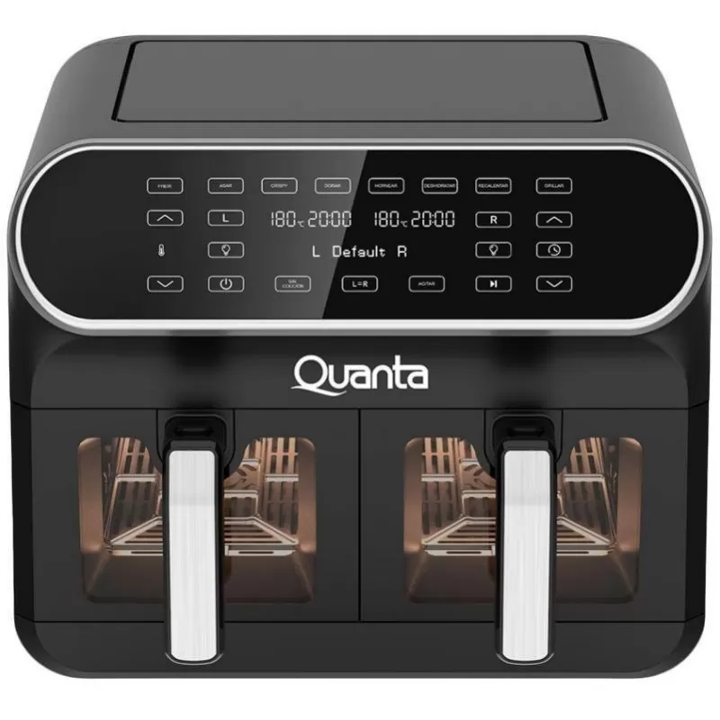 Freidora Eléctrica Quanta DueSupreme QTAFS80 8L 110V - Black