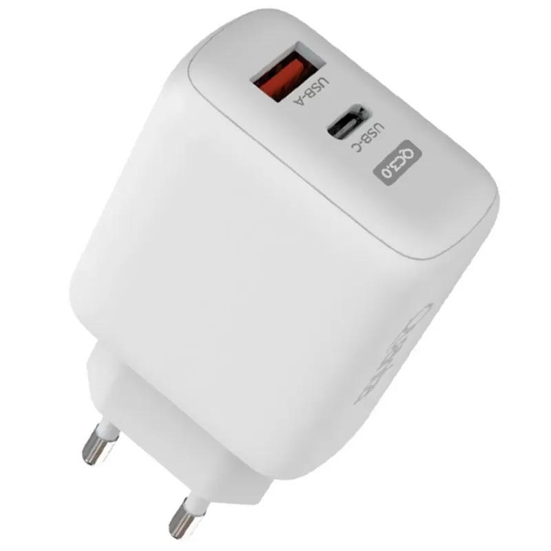 Adaptador Quanta QTCCR45 USB-A/USB-C QC3.0 45W - W...