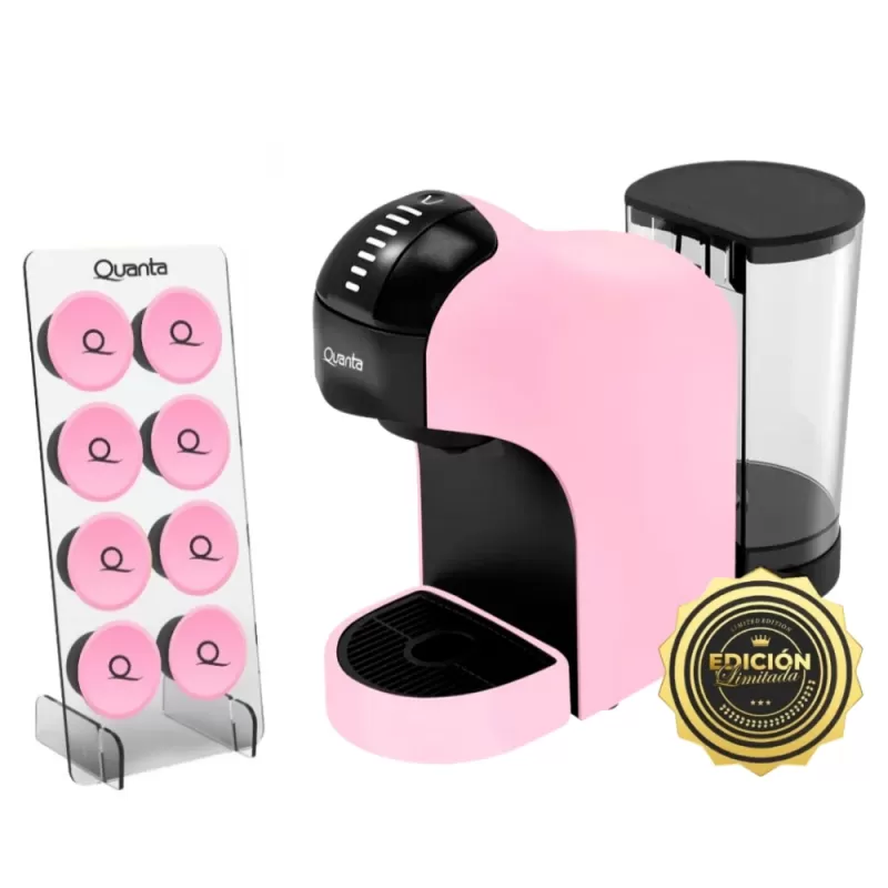Cafetera Eléctrica Multi Cápsulas Quanta Pure Flavour QTCMC50 1400W 110V - Pink Cafetera Eléctrica Multi Cápsulas Quanta Pure Flavour QTCMC50 1400W 110V - Pink