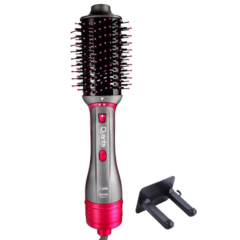 Cepillo Secador Quanta EasyStep QTES6001 2V - Gray/Pink