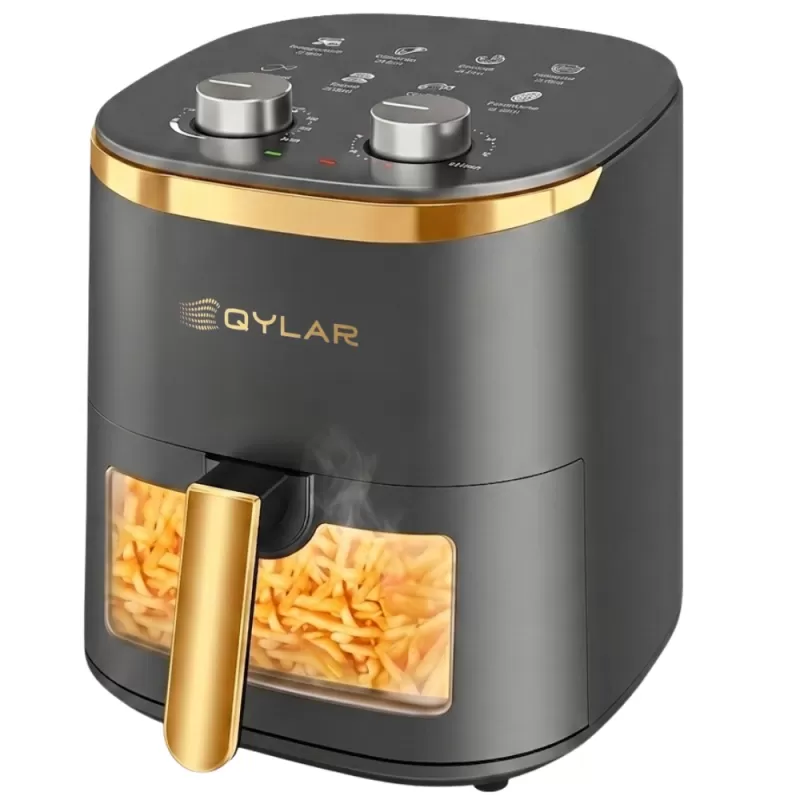 Air Fryer Qylar Fry Lux QY-0612 1400W 220V 6L - Bl...