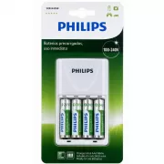 Cargador de Pilas Philips SCB2445NB/97 NiMH AAA/AA...