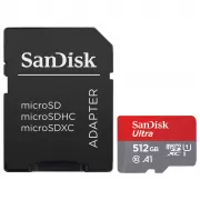 Memoria MicroSD SanDisk Ultra 512GB 150MB/s (SDSQU...