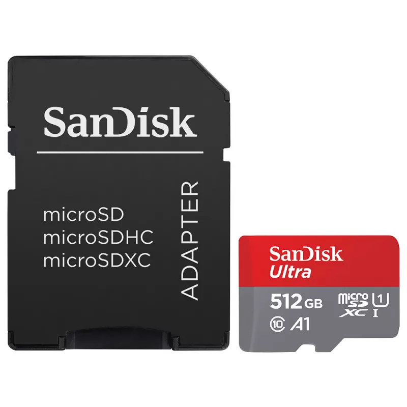 Memoria MicroSD SanDisk Ultra 512GB 150MB/s (SDSQUAC-512G-GN6MA)