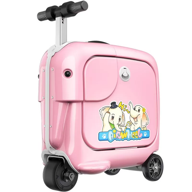 Maleta Eléctrica Smart Airwheel Robot SQ3S Kids 16" 5Km - Pink