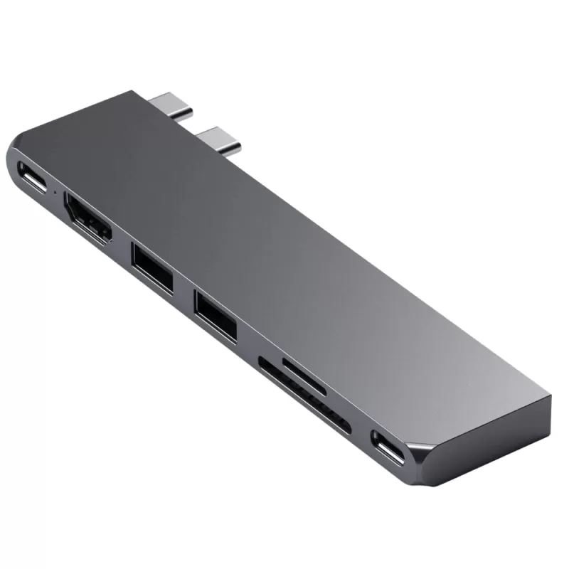 Hub Satechi ST-HUCPHSM Pro Slim Dual USB-C - Space Gray