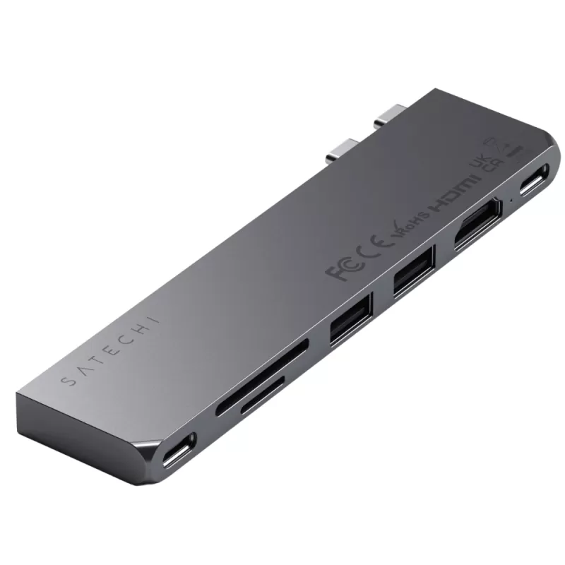 Hub Satechi ST-HUCPHSM Pro Slim Dual USB-C - Space Gray