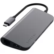 Hub Satechi ST-TCMM8PAS 9 en 1 - Space Gray