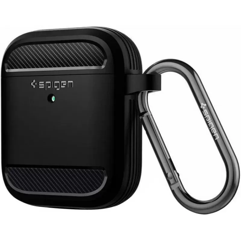 Capa Spigen para AirPods (1st/2nd Gen) ASD01117 Rugged Armor - Matte Black