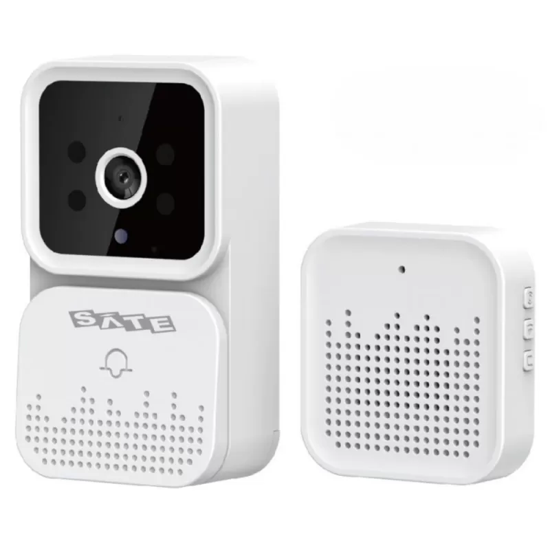 Timbre Smart Inalámbrico Satellite A-DB21 con Cámara - White