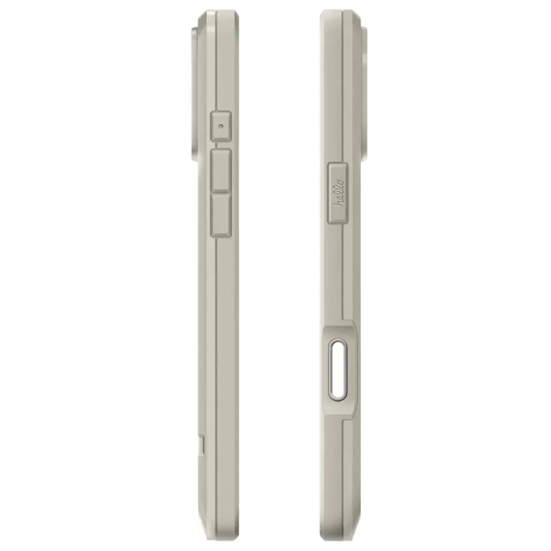 Capa Spigen iPhone 17 Pro Classic LS MagFit ACS10479 - Stone