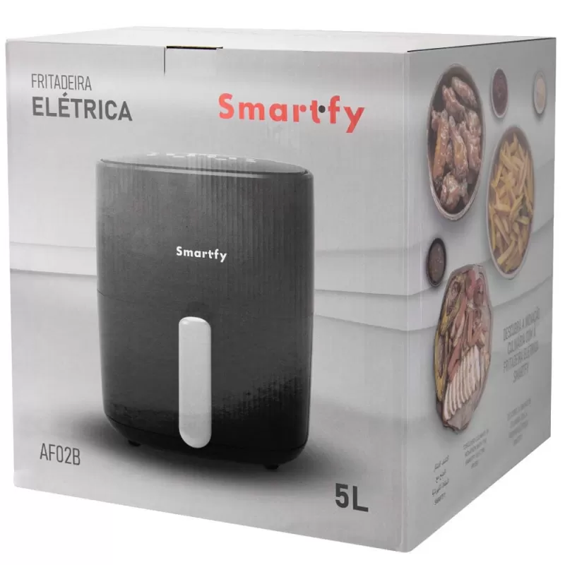 Freidora Eléctrica Smartfy AF02B 1350W 5L 110V - Black