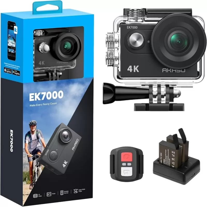 Cámara de Acción Akaso EK7000 20MP 4K Wi-Fi - Black