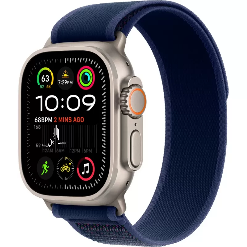 Apple Watch Ultra 2 MX4L3BE/A 49mm (GPS + Celular) - Natural Titanium/Blue Trail Loop Apple Watch Ultra 2 MX4L3BE/A 49mm (GPS + Celular) - Natural Titanium/Blue Trail Loop