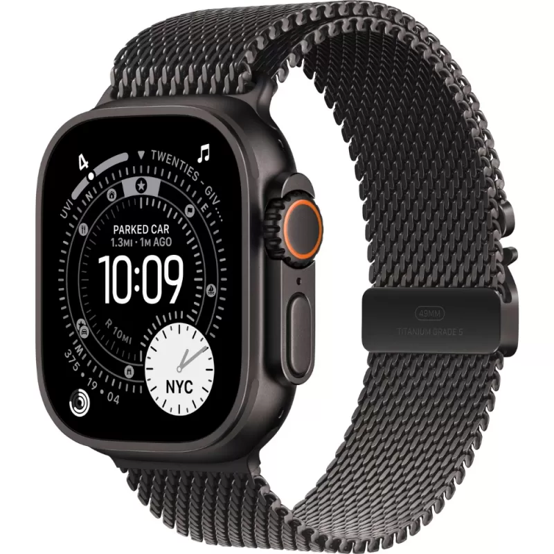 Apple Watch Ultra 3 MF1N4LW/A 49mm (GPS+Celular) - Black Titanium Milansese Loop