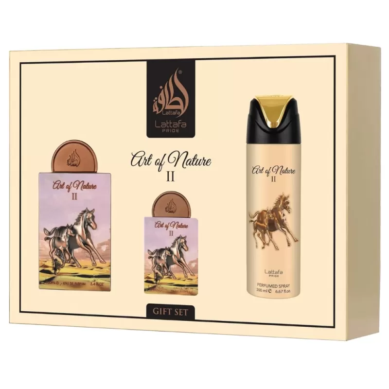 Kit Perfume Lattafa Pride Art of Nature II EDP 100...