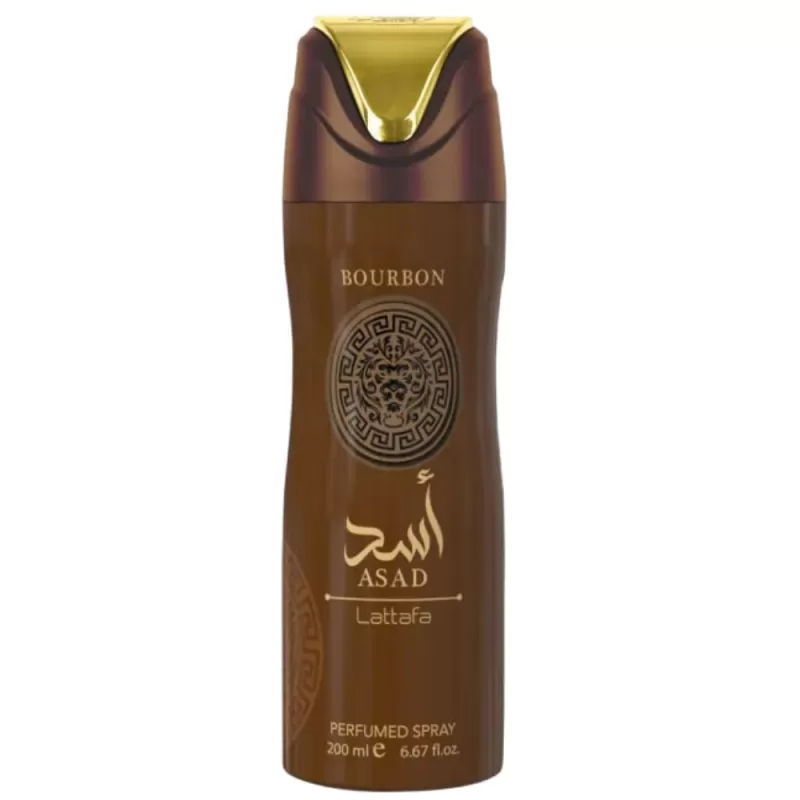 Perfume Spray Corporal Lattafa Asad Bourbon Masculino - 200mL