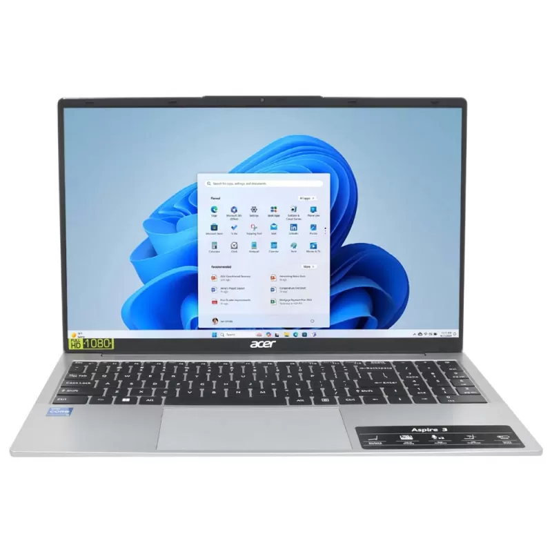 Notebook Acer Aspire 3 A325-53 15.6" Intel Core i3-1305U 8/512GB W11 Pro - Silver Notebook Acer Aspire 3 A325-53 15.6" Intel Core i3-1305U 8/512GB W11 Pro - Silver