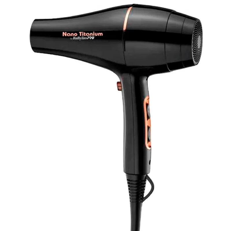 Secador de Cabello Babyliss Pro Nano Titanium 220V - Rose Gold Black