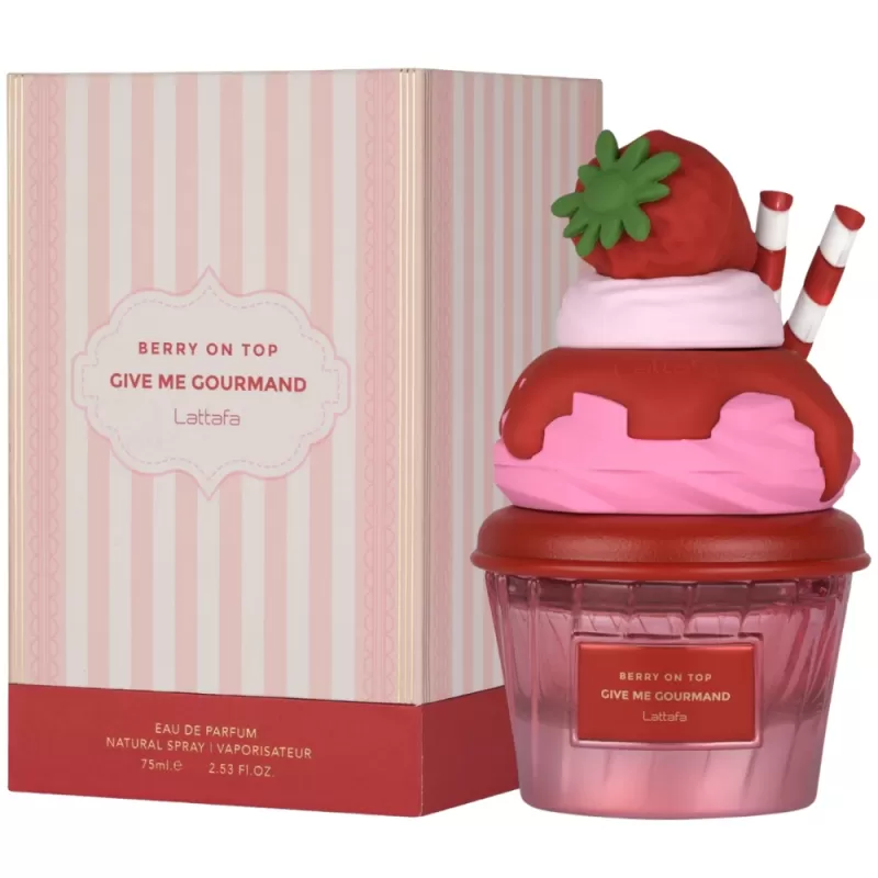 Perfume Lattafa Give me Gourmand Berry on Top EDP Femenino - 75mL