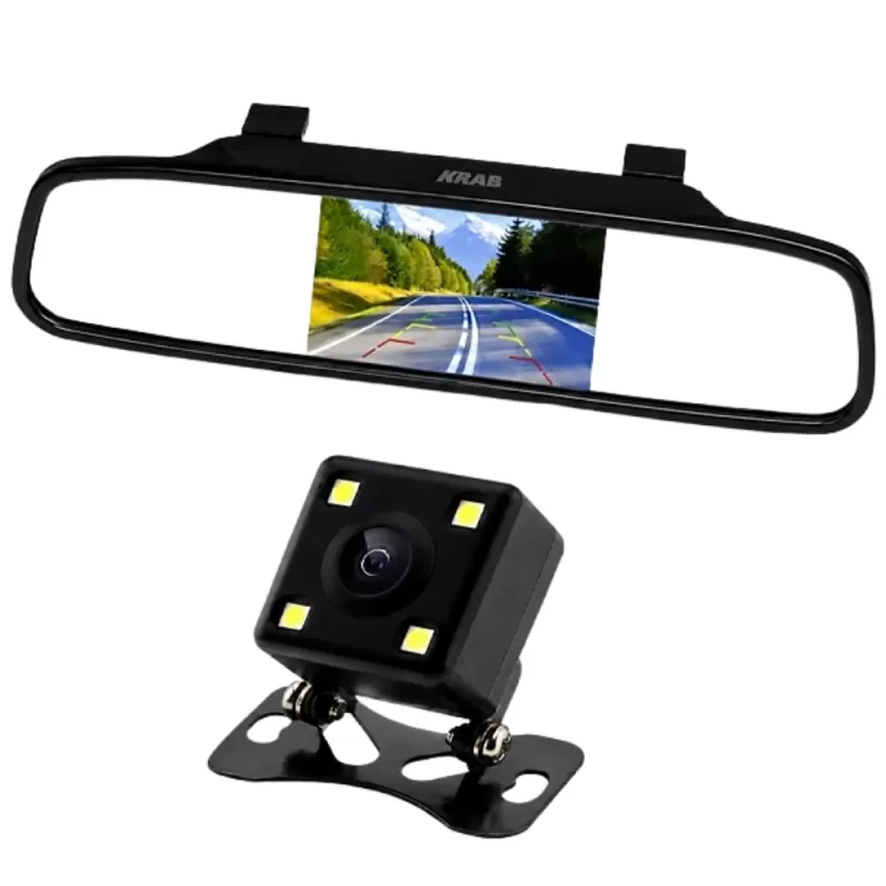 Cámara de Reversa con Display LCD Krab KBCRD500 -...