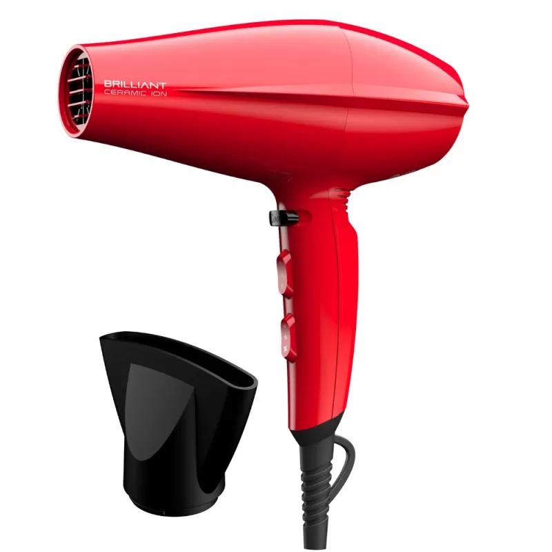 Secador Gama Brilliant Ceramic Ion 2200W 110V - Red