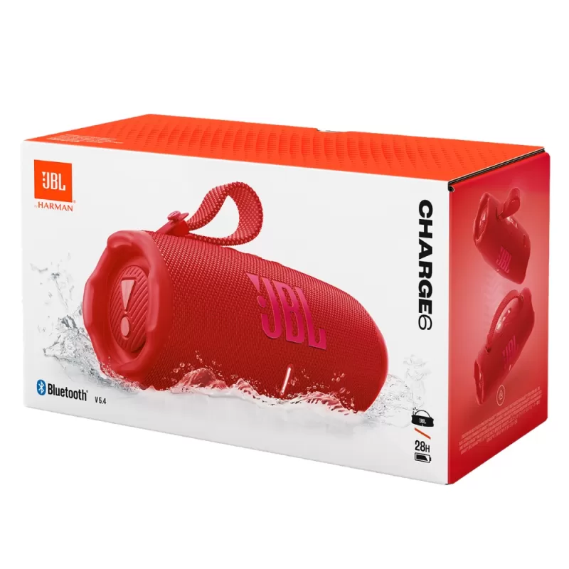 Speaker JBL Charge 6 Bluetooth - Red