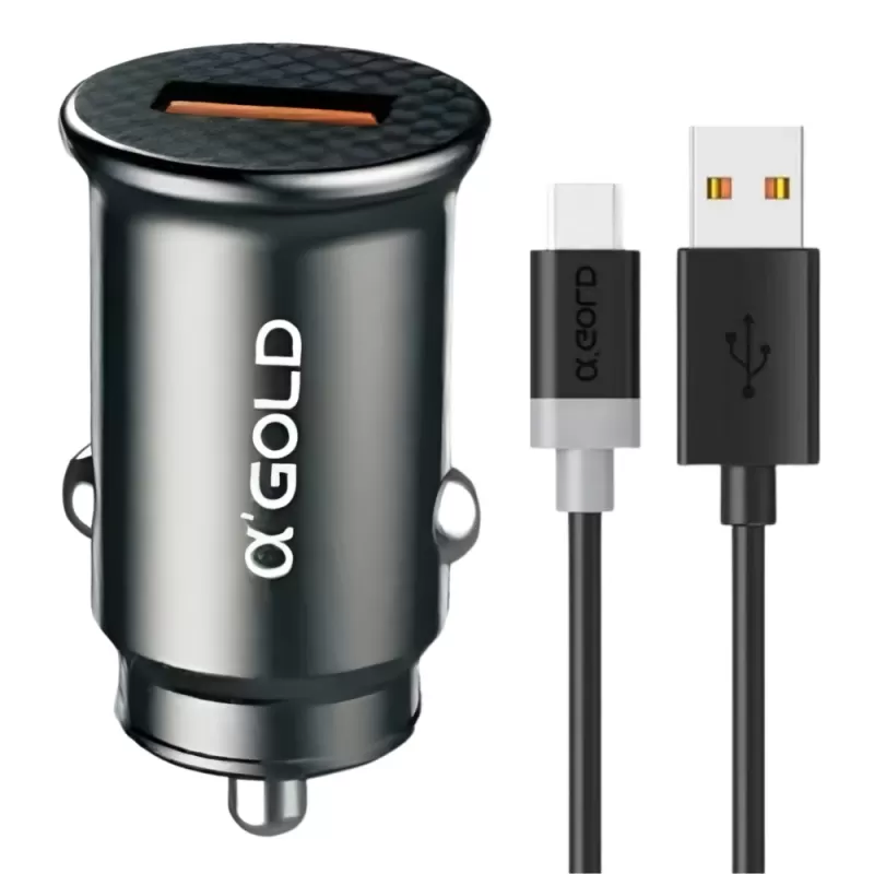 Cargador Vehicular a'Gold CJ04-3 20W USB/USB-C - B...