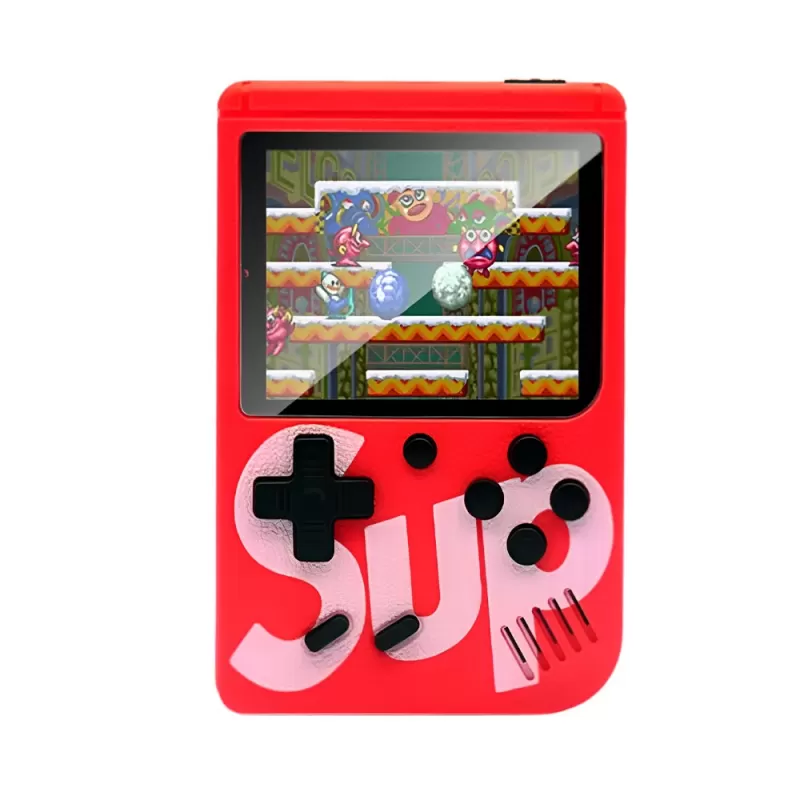 Mini Consola Retro Game Box Sup Plus 400 en 1 - Red