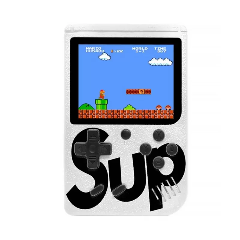 Mini Consola Retro Game Box Sup Plus 400 en 1 - White