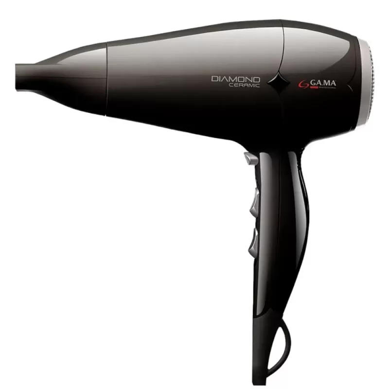 Secador Gama Diamond Ceramic 1900W 110V - Black
