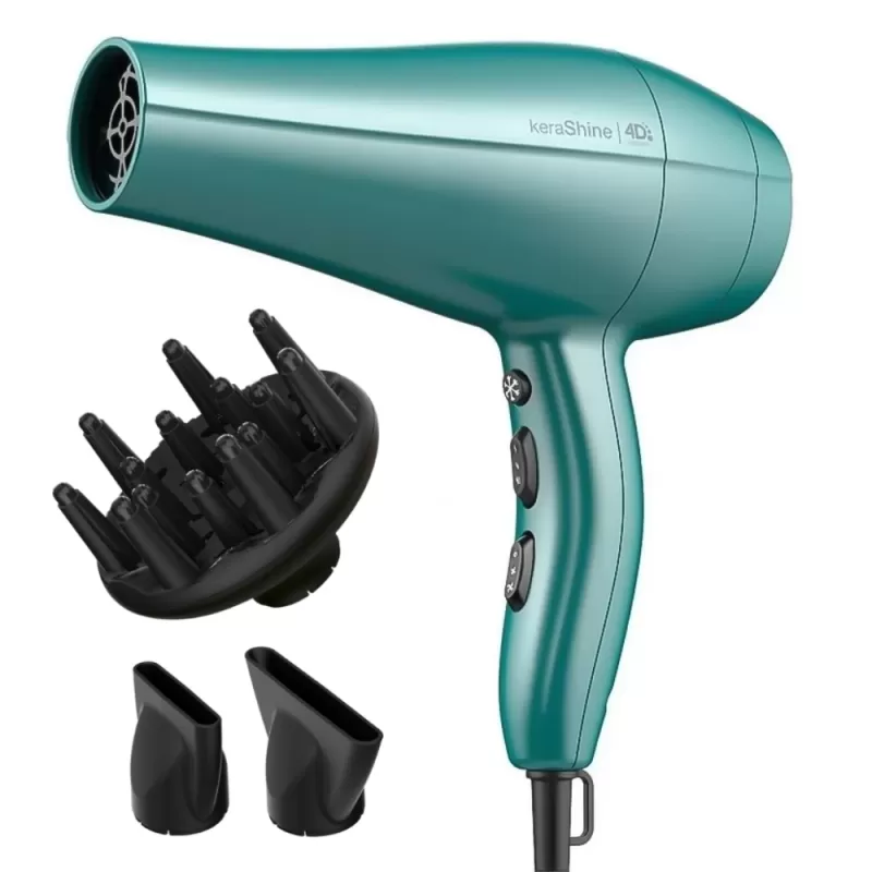 Secador Gama Diva KeraShine 4D 2300W 220V - Teal