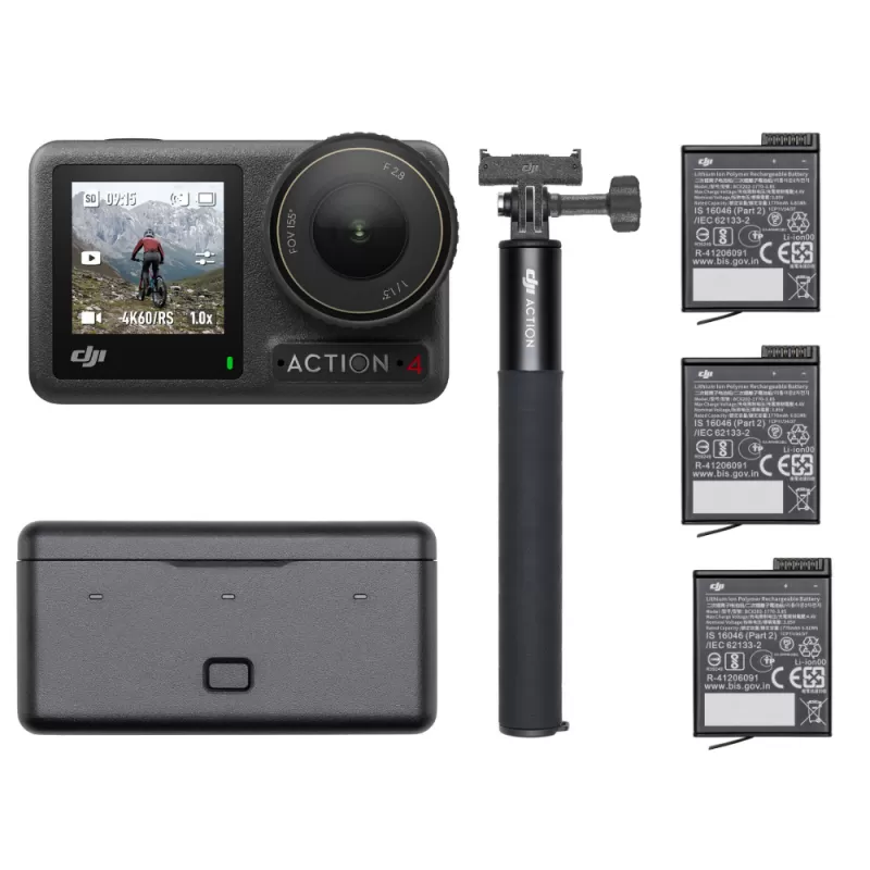 Cámara DJI Osmo Action 4 Adventure Combo