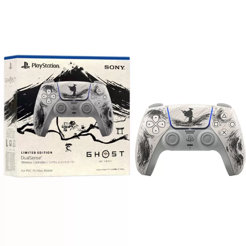 Control Sony Dualsense para PlayStation 5 CFI-ZCT1J - Ghost of Yōtei Black Limited Edition (Japonés)